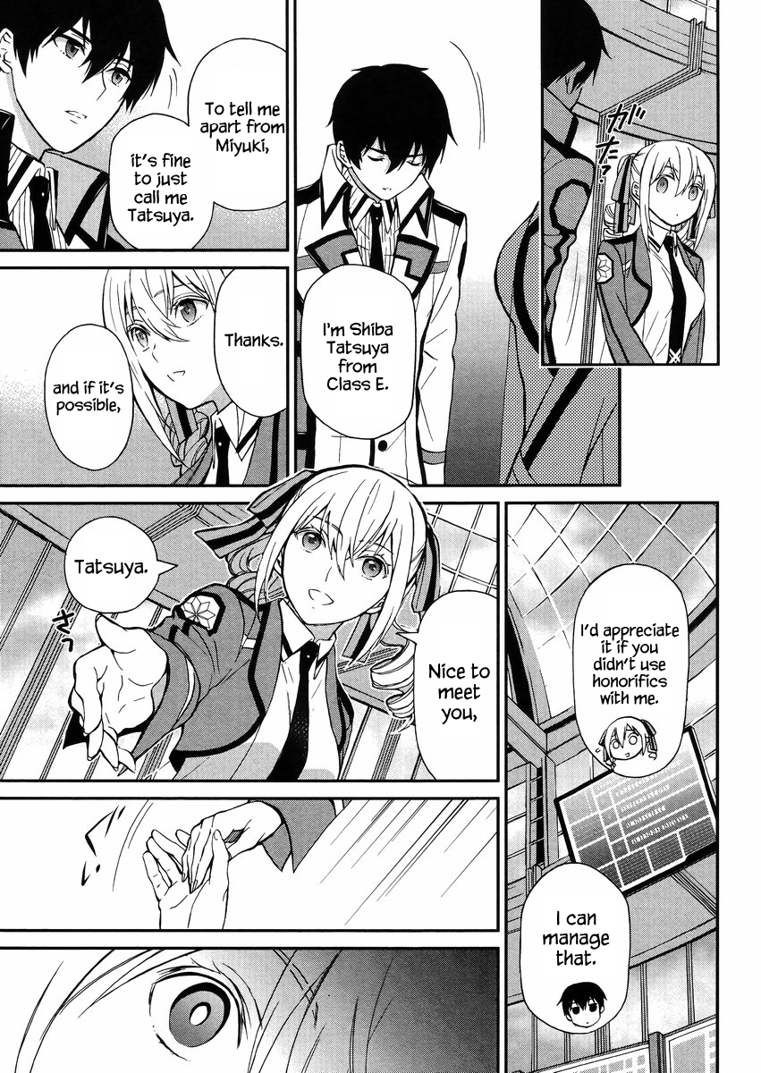 Mahouka Koukou no Rettousei - Raihousha Hen Chapter 2 page 14 - Chapter 2