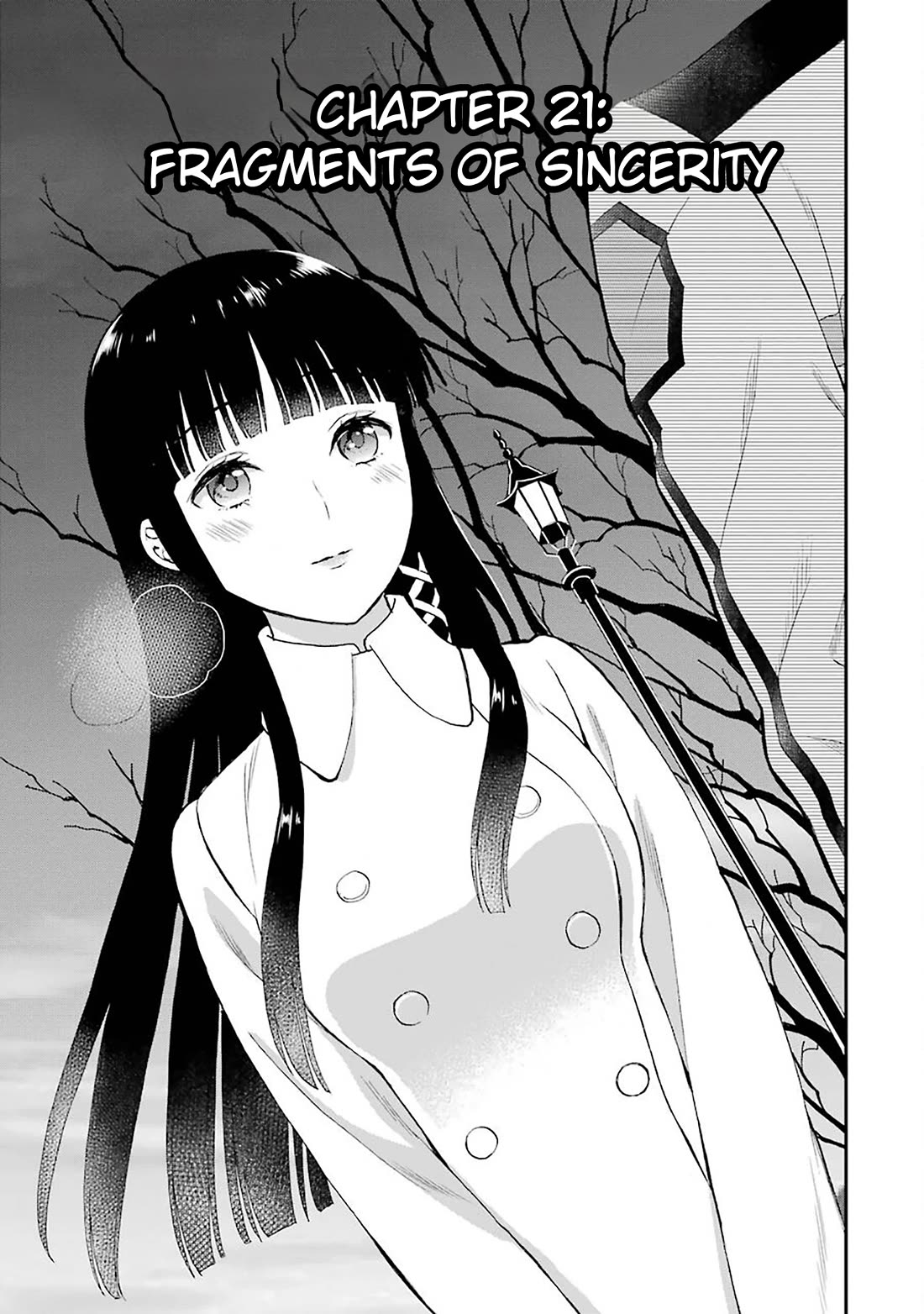Mahouka Koukou no Rettousei - Raihousha Hen Chapter 21 page 1 - Chapter 21: 「Fragments of Sincerity」
