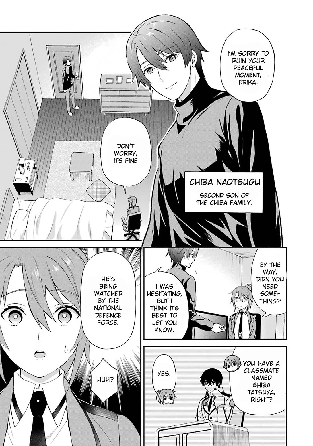 Mahouka Koukou no Rettousei - Raihousha Hen Chapter 21 page 11 - Chapter 21: 「Fragments of Sincerity」