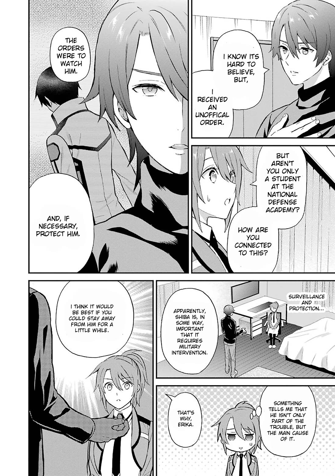 Mahouka Koukou no Rettousei - Raihousha Hen Chapter 21 page 12 - Chapter 21: 「Fragments of Sincerity」