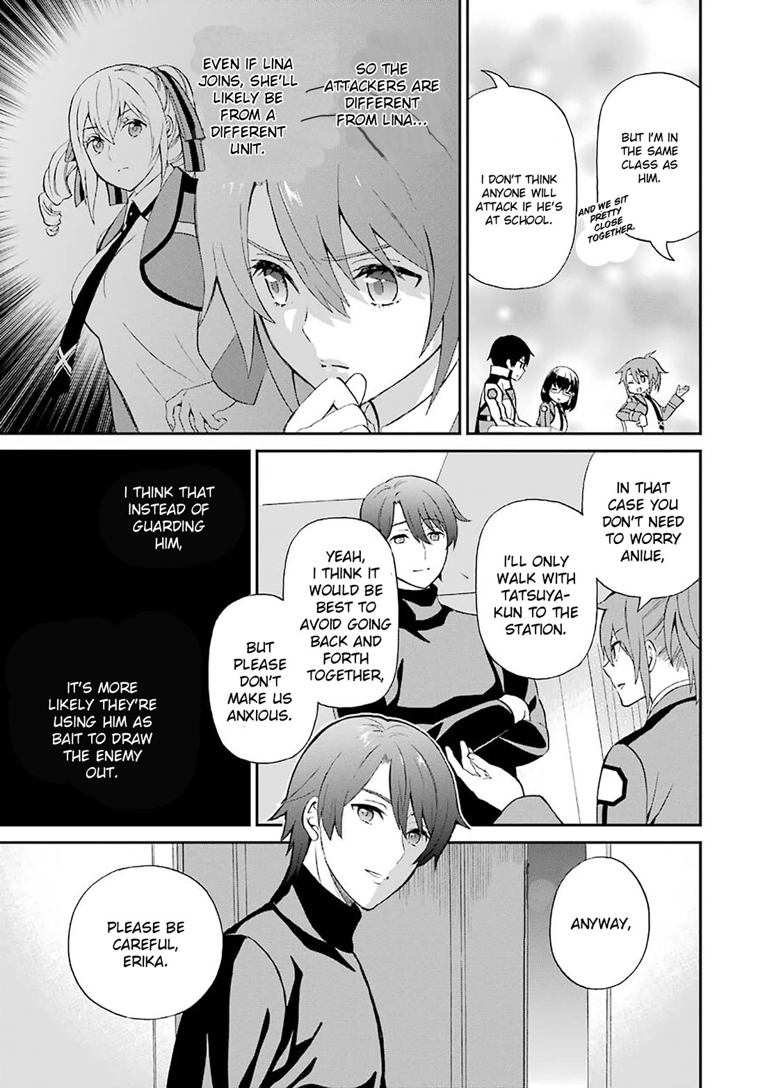 Mahouka Koukou no Rettousei - Raihousha Hen Chapter 21 page 13 - Chapter 21: 「Fragments of Sincerity」