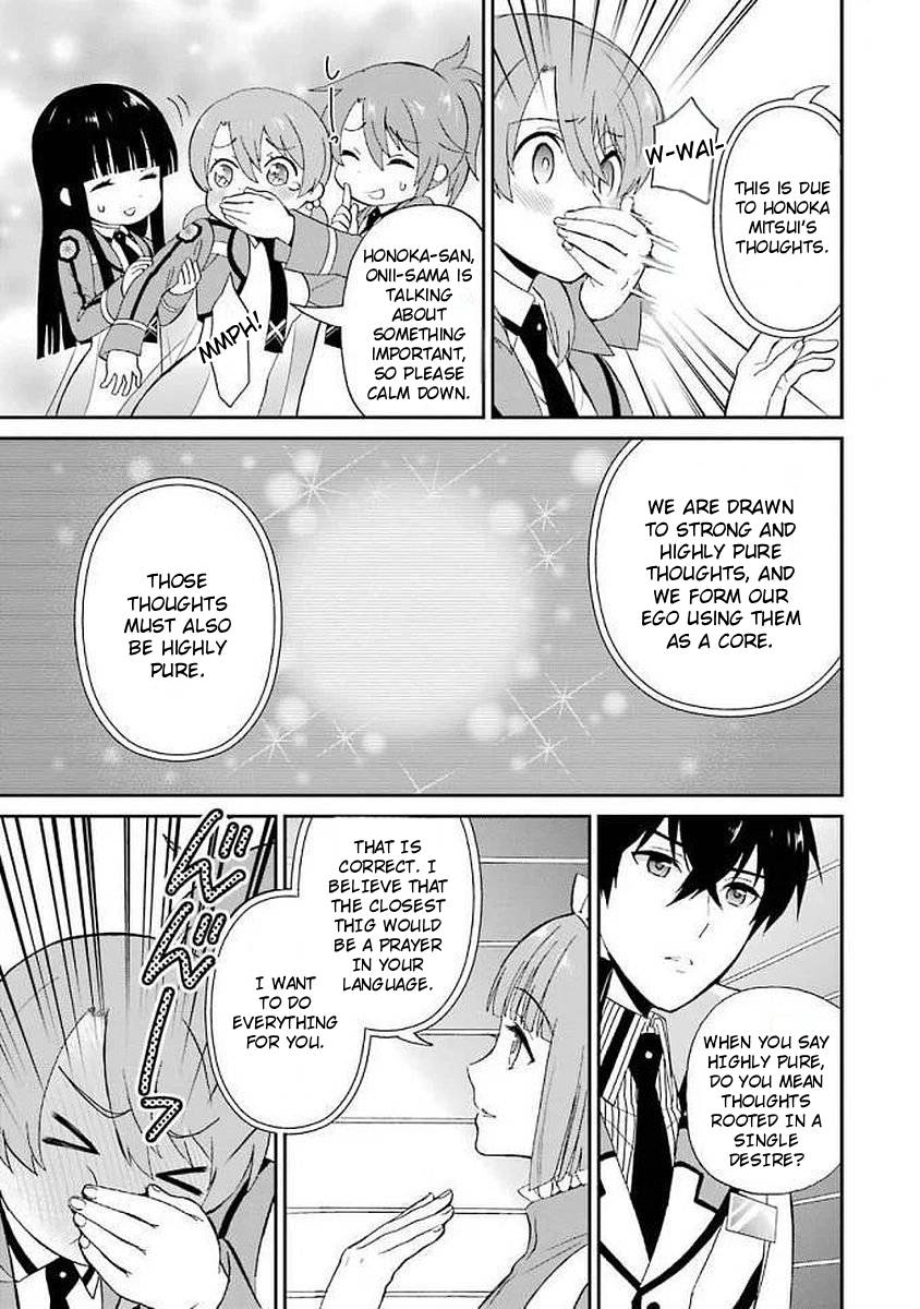 Mahouka Koukou no Rettousei - Raihousha Hen Chapter 22 page 23 - Chapter 22: 「Prayer」
