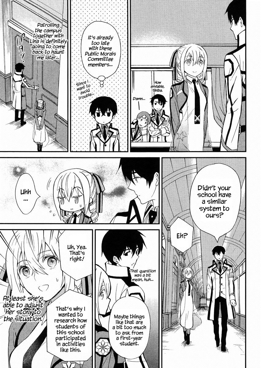 Mahouka Koukou no Rettousei - Raihousha Hen Chapter 3 page 10 - Chapter 3
