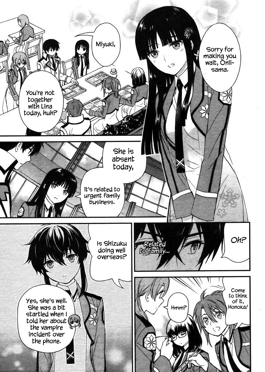 Mahouka Koukou no Rettousei - Raihousha Hen Chapter 4 page 10 - Chapter 4