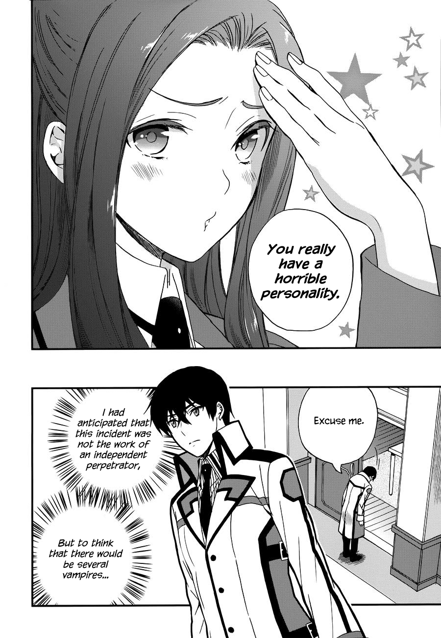 Mahouka Koukou no Rettousei - Raihousha Hen Chapter 8 page 25 - Chapter 8