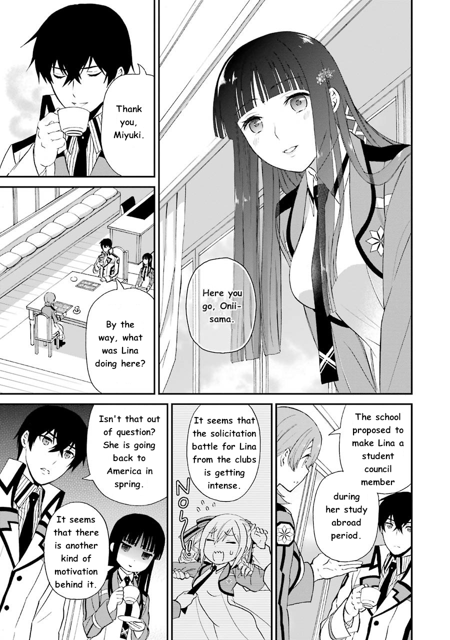 Mahouka Koukou no Rettousei - Raihousha Hen Chapter 9 page 6 - Chapter 9: Connection
