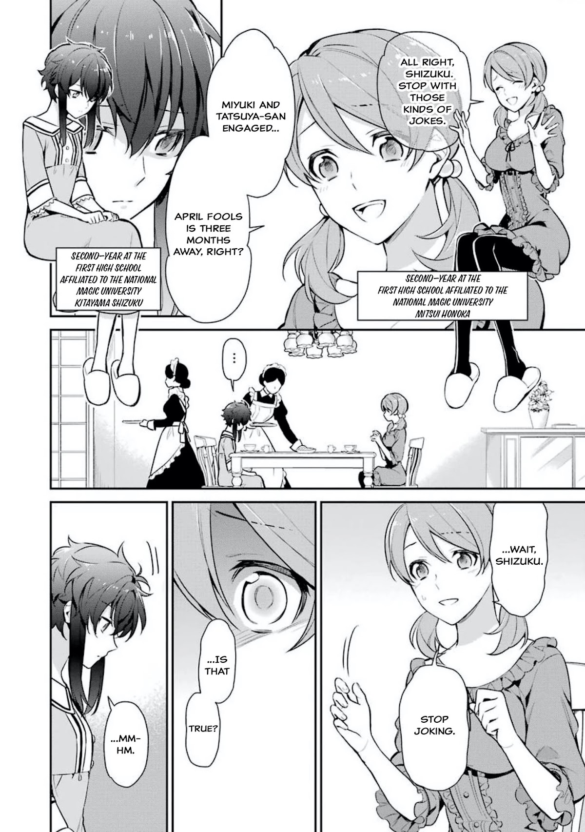 Mahouka Koukou no Rettousei - Shizoku Kaigi-hen Chapter 1 page 20 - Chapter 1: Their Respective Thoughts
