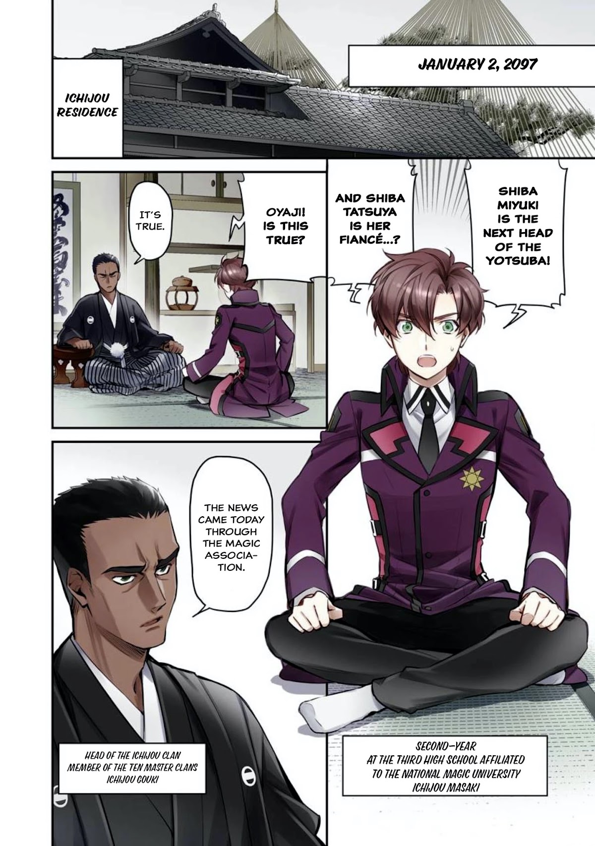 Mahouka Koukou no Rettousei - Shizoku Kaigi-hen Chapter 1 page 8 - Chapter 1: Their Respective Thoughts