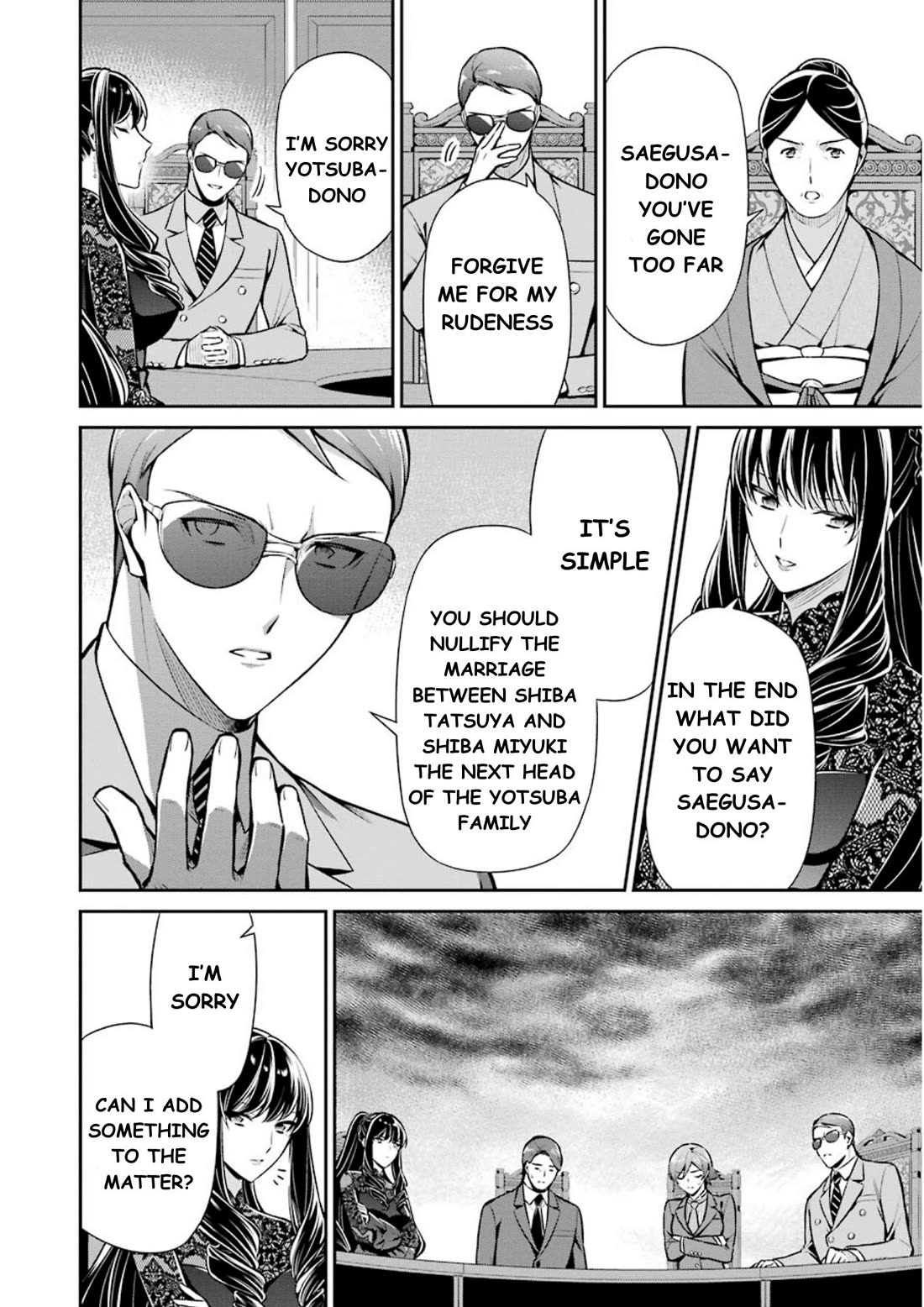 Mahouka Koukou no Rettousei - Shizoku Kaigi-hen Chapter 10 page 11 - Chapter 10: The Master Clans Conference (2)