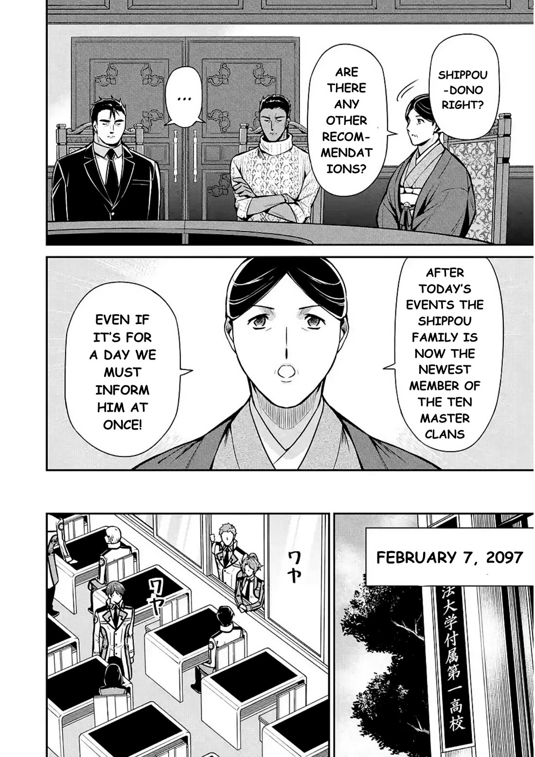 Mahouka Koukou no Rettousei - Shizoku Kaigi-hen Chapter 11 page 28 - Chapter 11: The Master Clans Conference (3)