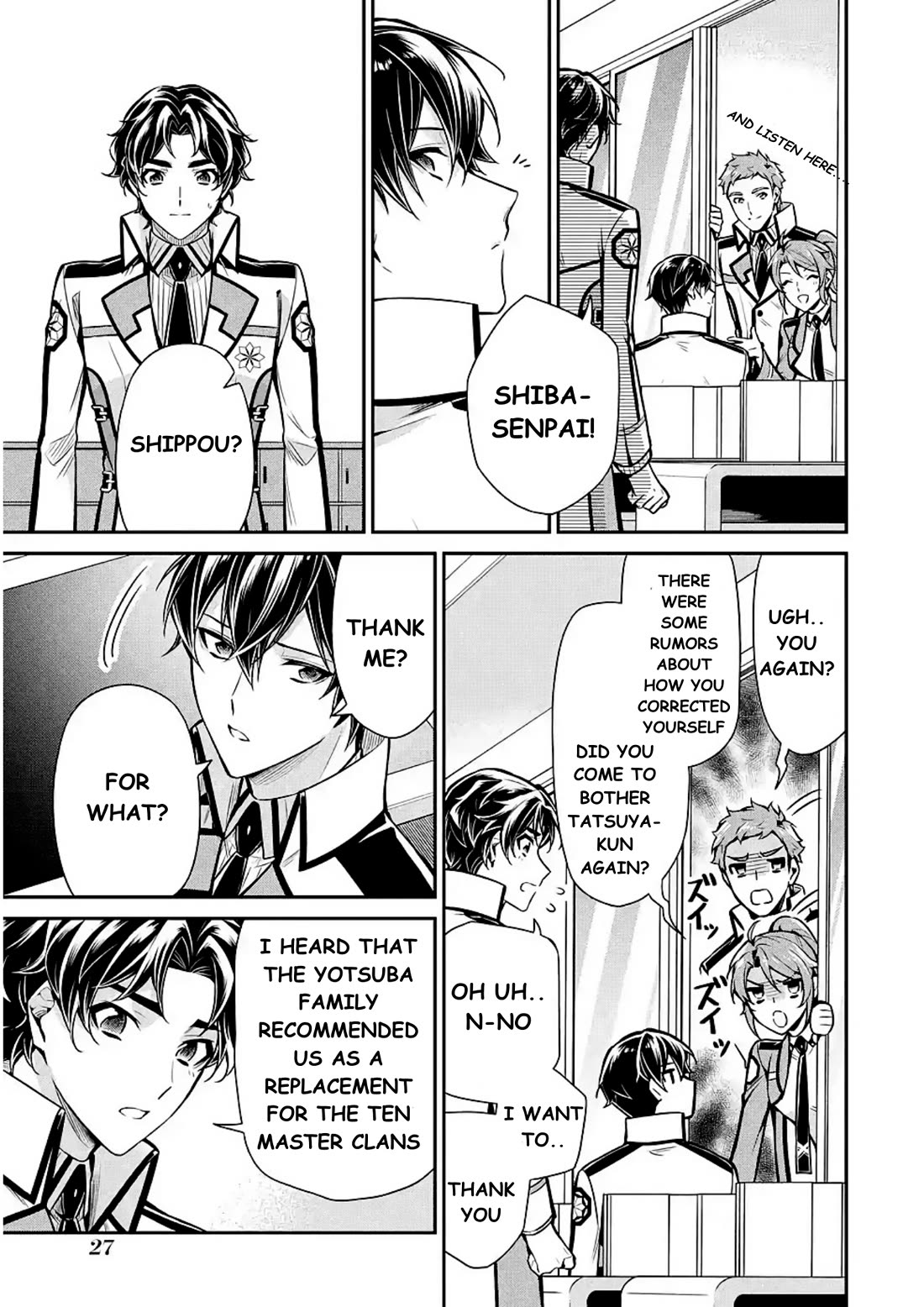 Mahouka Koukou no Rettousei - Shizoku Kaigi-hen Chapter 11 page 29 - Chapter 11: The Master Clans Conference (3)