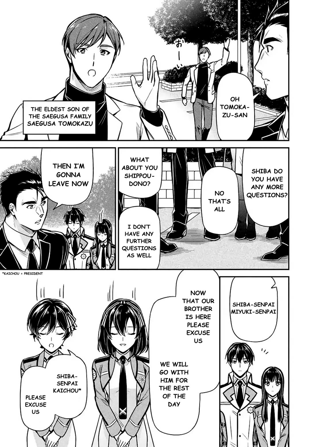Mahouka Koukou no Rettousei - Shizoku Kaigi-hen Chapter 14 page 21 - Chapter 14: The Future