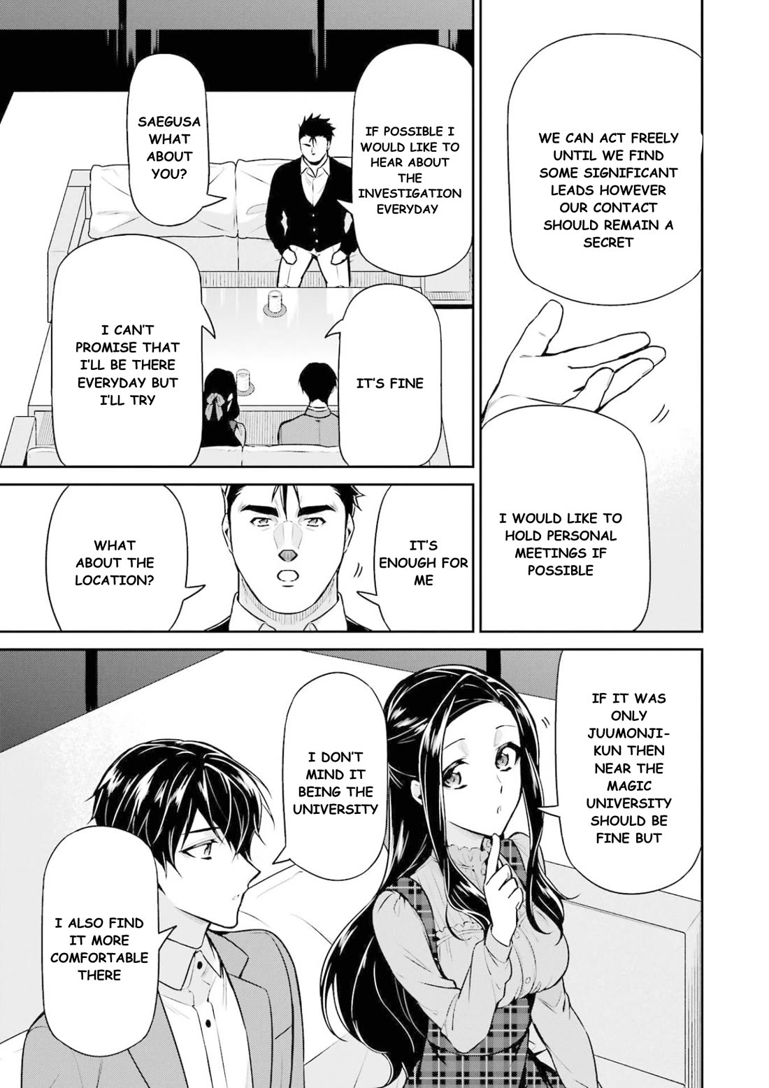 Mahouka Koukou no Rettousei - Shizoku Kaigi-hen Chapter 16 page 36 - Chapter 16: Cooperation
