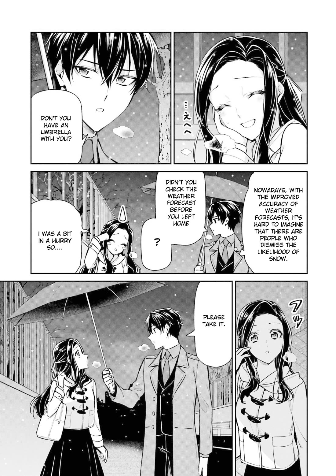 Mahouka Koukou no Rettousei - Shizoku Kaigi-hen Chapter 19 page 19 - Chapter 19: Snow