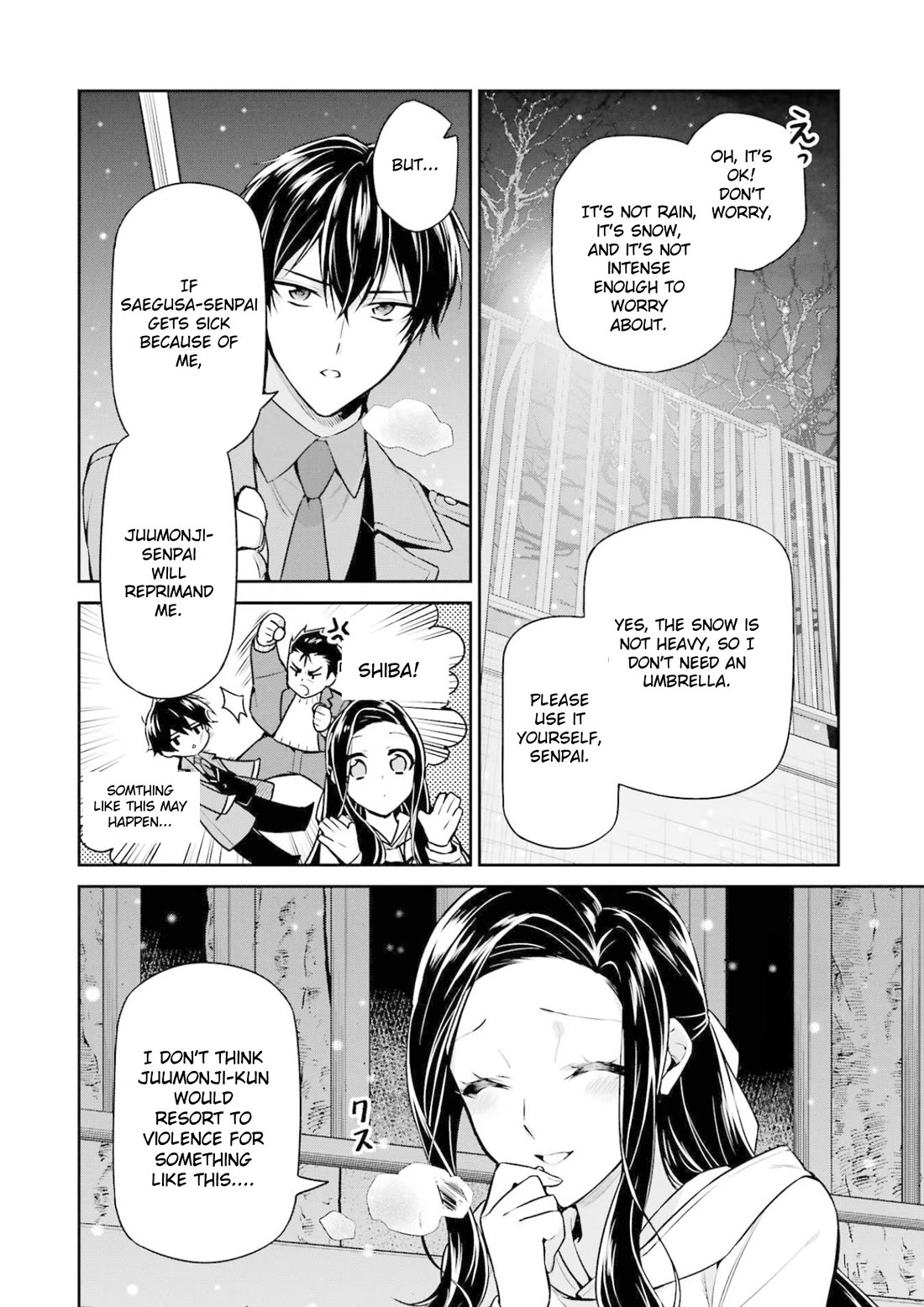 Mahouka Koukou no Rettousei - Shizoku Kaigi-hen Chapter 19 page 20 - Chapter 19: Snow