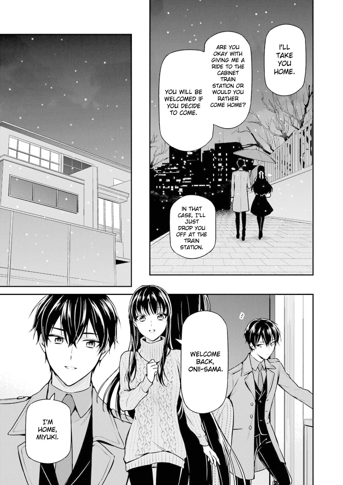 Mahouka Koukou no Rettousei - Shizoku Kaigi-hen Chapter 19 page 23 - Chapter 19: Snow