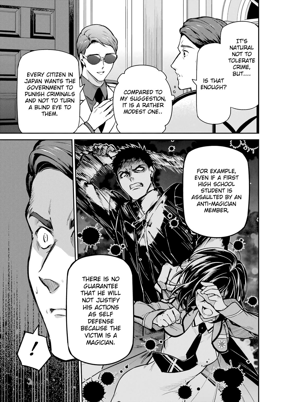 Mahouka Koukou no Rettousei - Shizoku Kaigi-hen Chapter 23 page 13 - Chapter 23: Measures Against The Media
