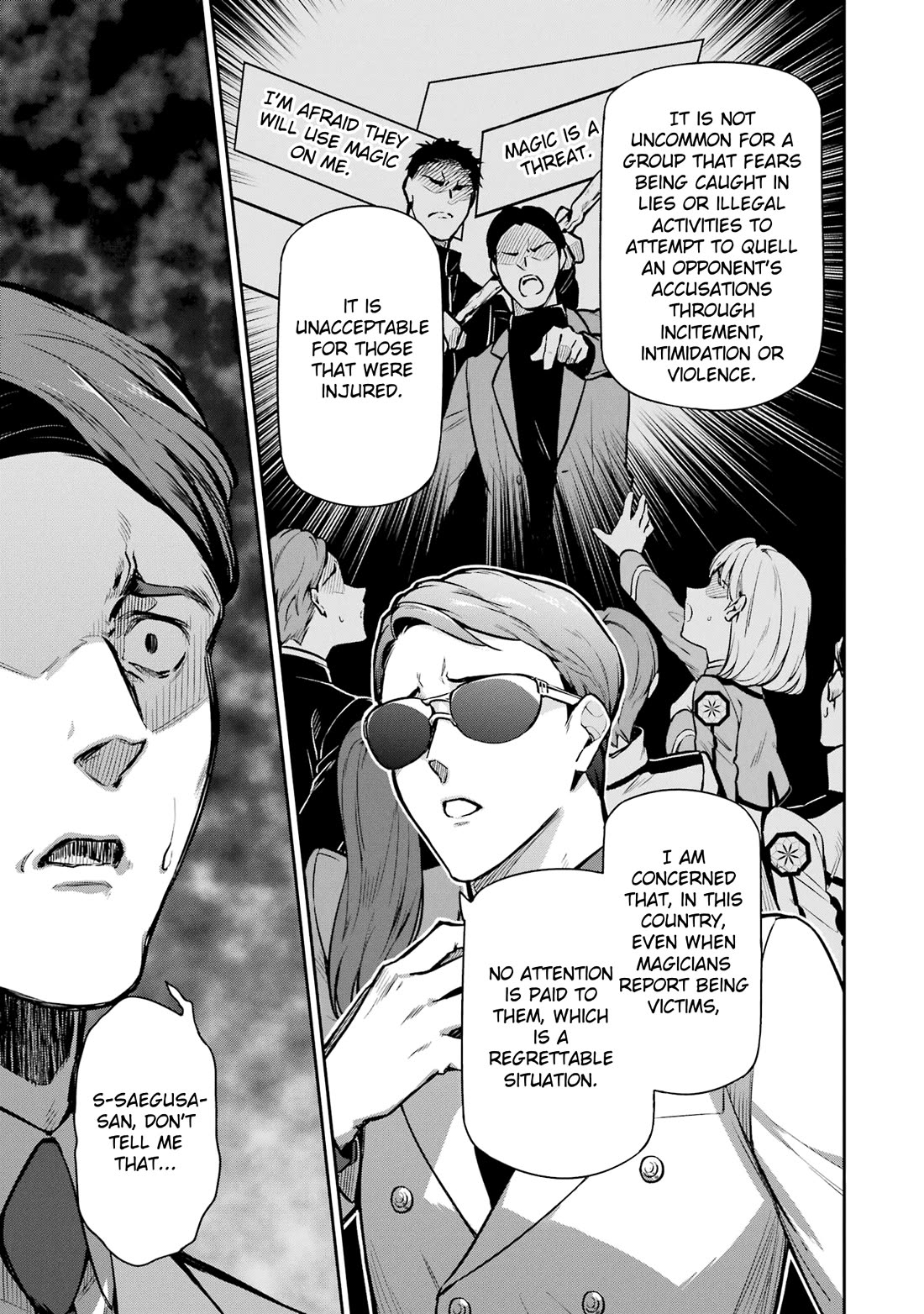 Mahouka Koukou no Rettousei - Shizoku Kaigi-hen Chapter 23 page 15 - Chapter 23: Measures Against The Media
