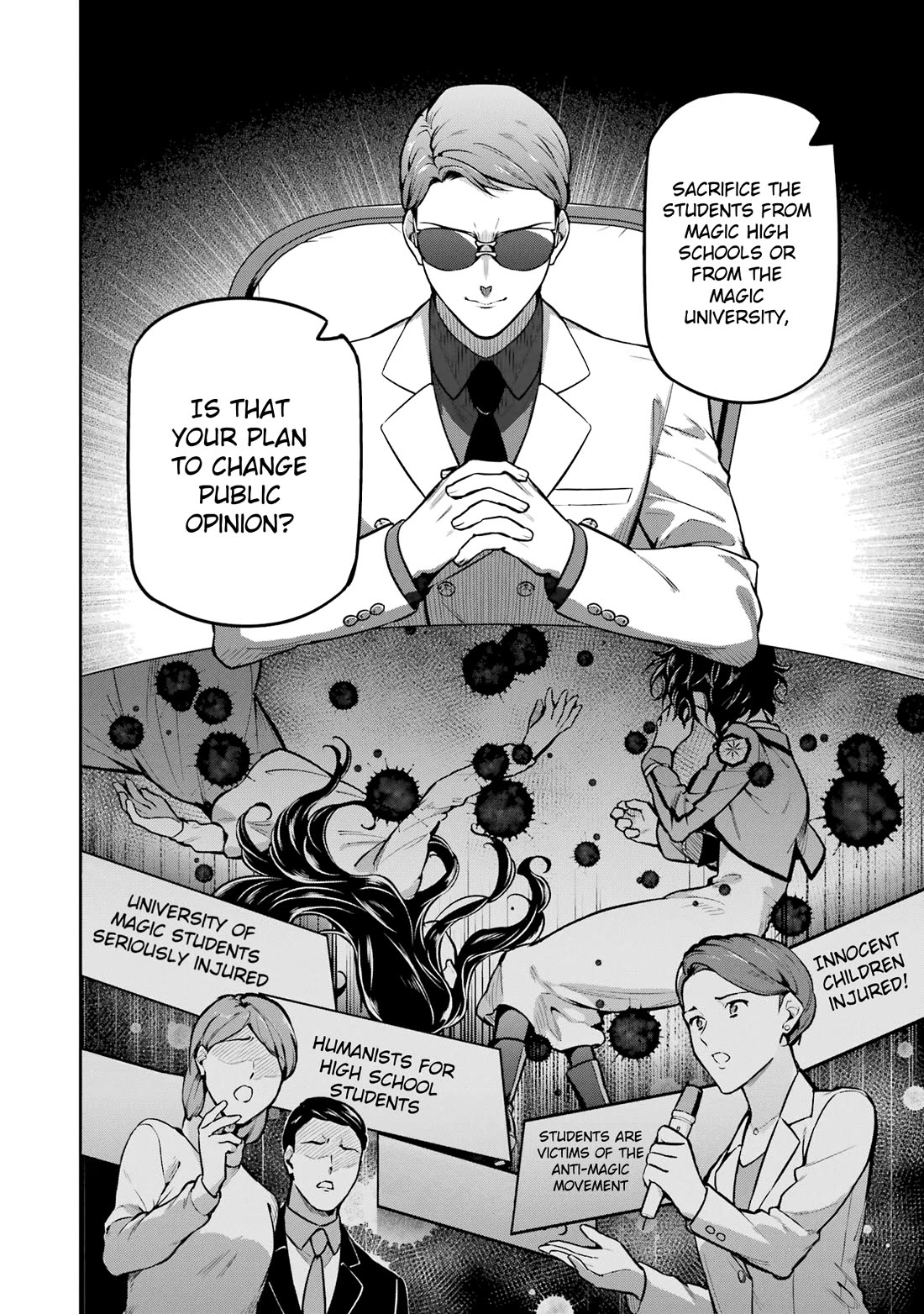 Mahouka Koukou no Rettousei - Shizoku Kaigi-hen Chapter 23 page 16 - Chapter 23: Measures Against The Media