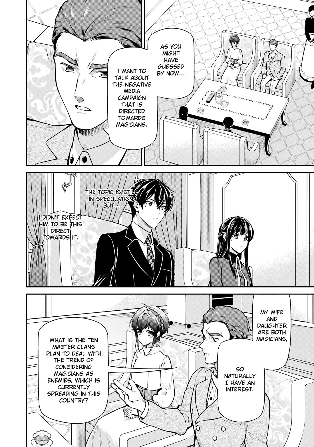 Mahouka Koukou no Rettousei - Shizoku Kaigi-hen Chapter 23 page 2 - Chapter 23: Measures Against The Media