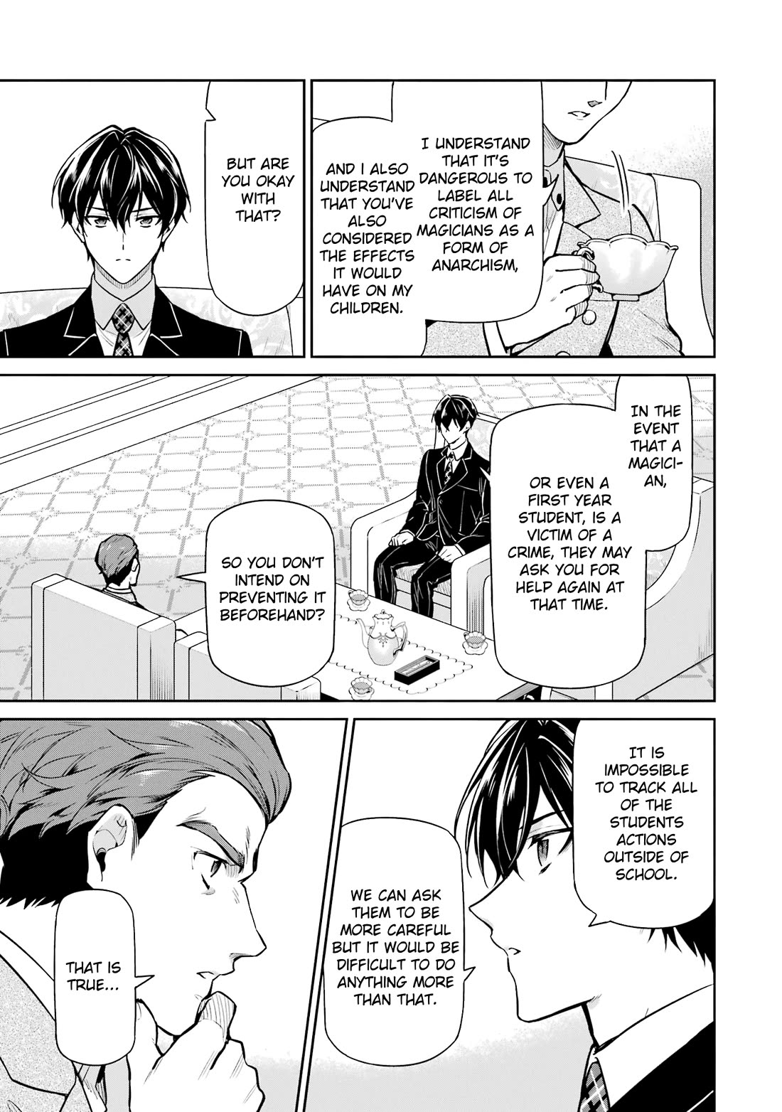Mahouka Koukou no Rettousei - Shizoku Kaigi-hen Chapter 23 page 7 - Chapter 23: Measures Against The Media