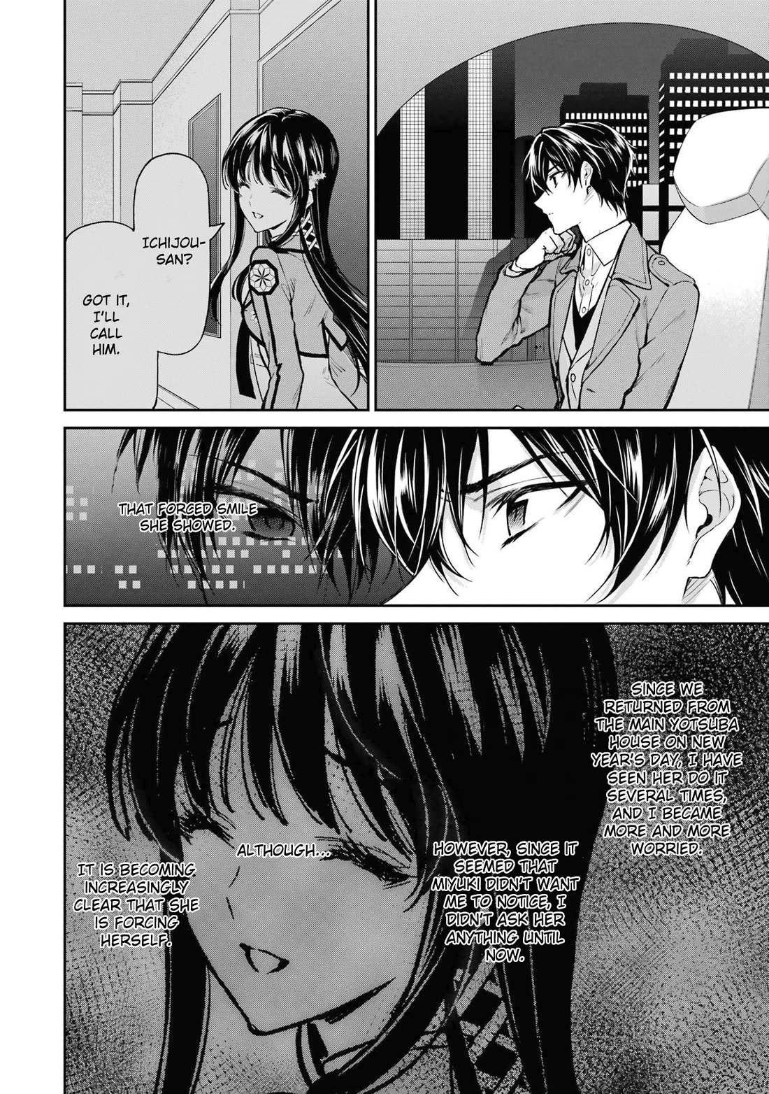 Mahouka Koukou no Rettousei - Shizoku Kaigi-hen Chapter 25 page 4 - Chapter 25: Miyuki