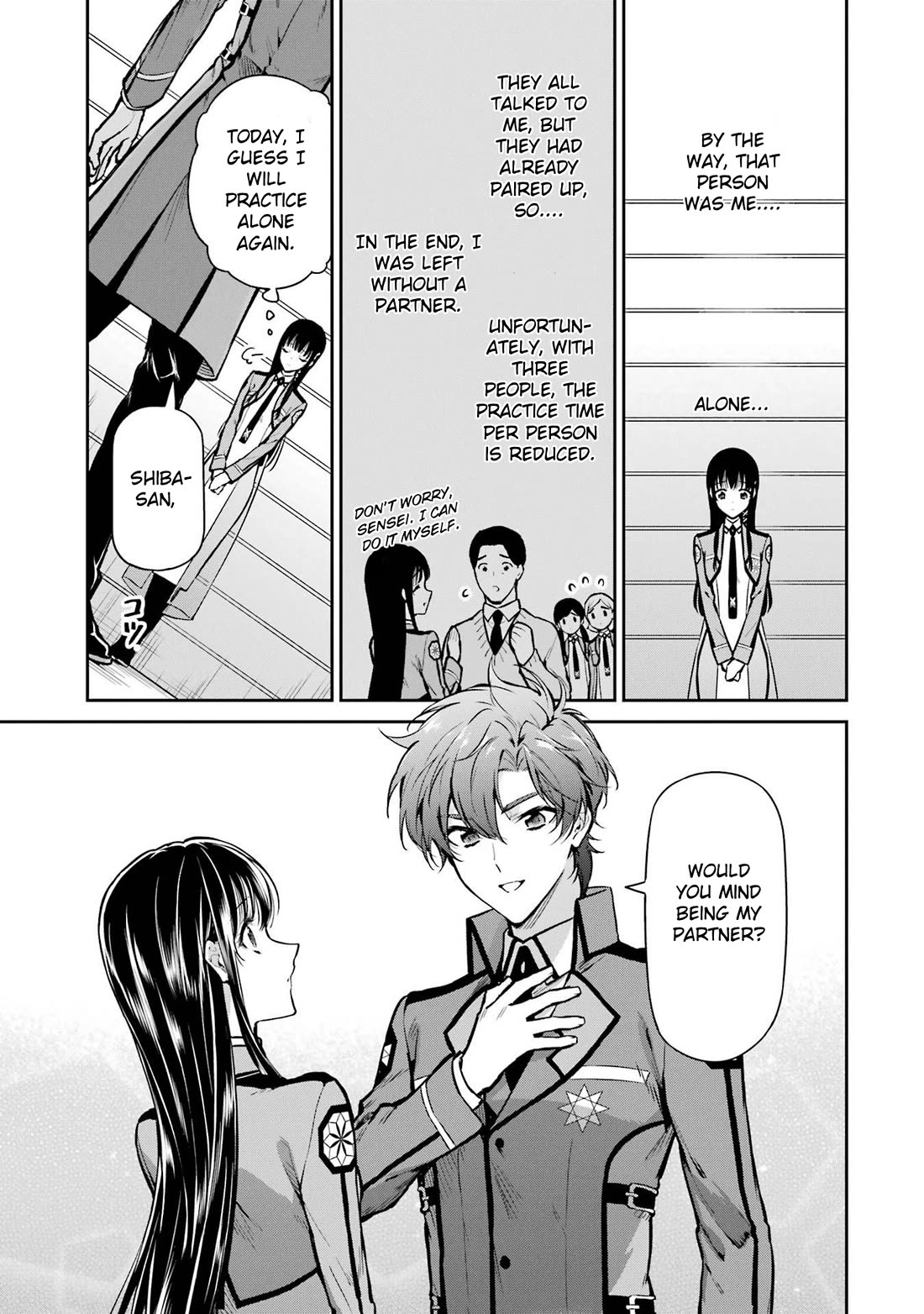 Mahouka Koukou no Rettousei - Shizoku Kaigi-hen Chapter 26 page 13 - Chapter 26: Training