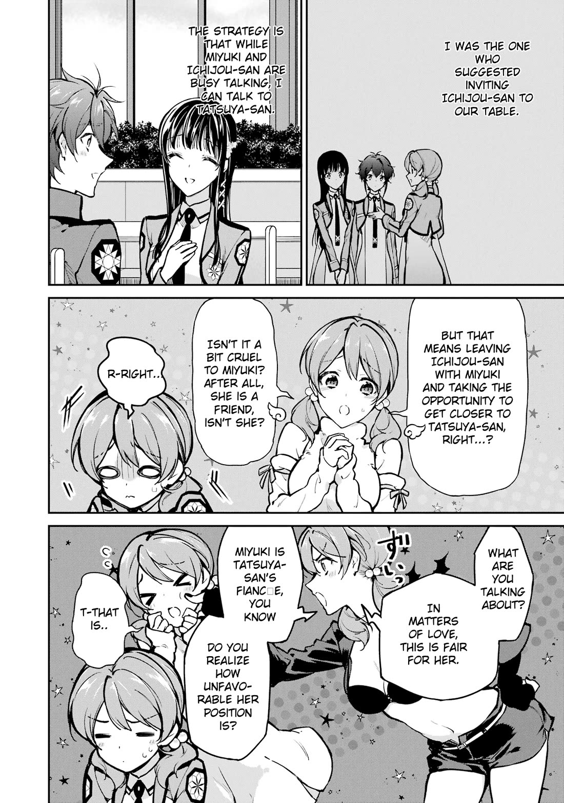 Mahouka Koukou no Rettousei - Shizoku Kaigi-hen Chapter 27 page 9 - Chapter 27: Strategy