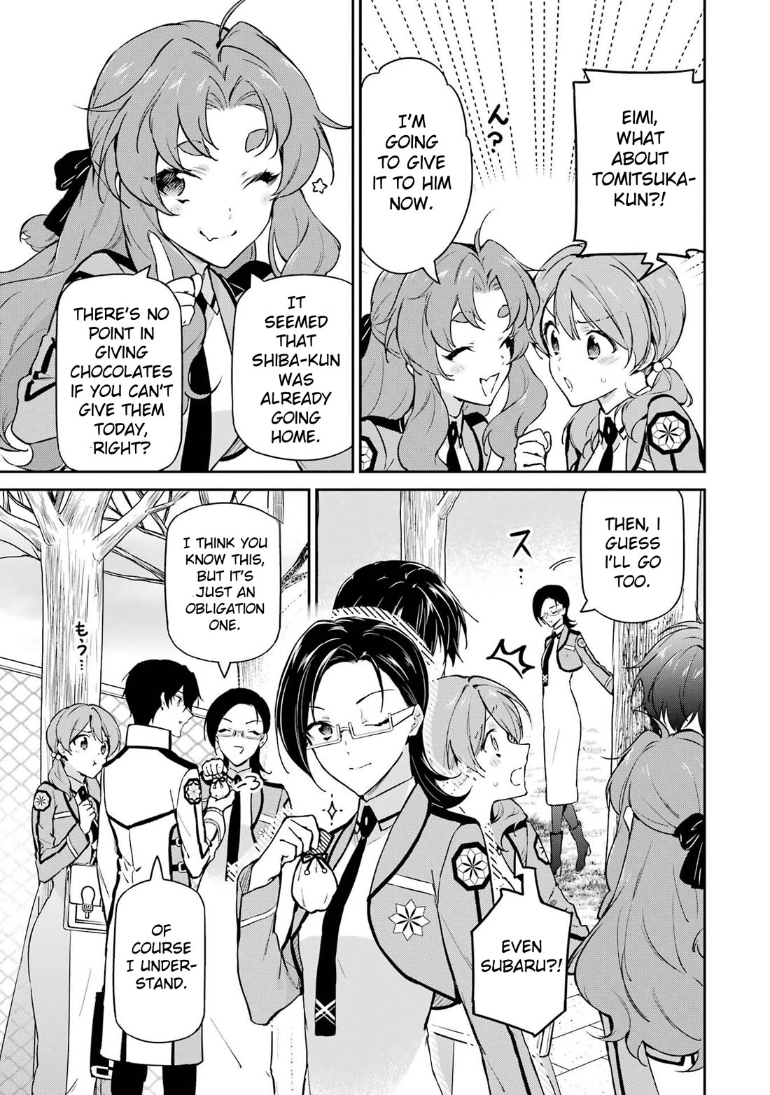 Mahouka Koukou no Rettousei - Shizoku Kaigi-hen Chapter 32 page 19 - Chapter 32: Valentine's Day
