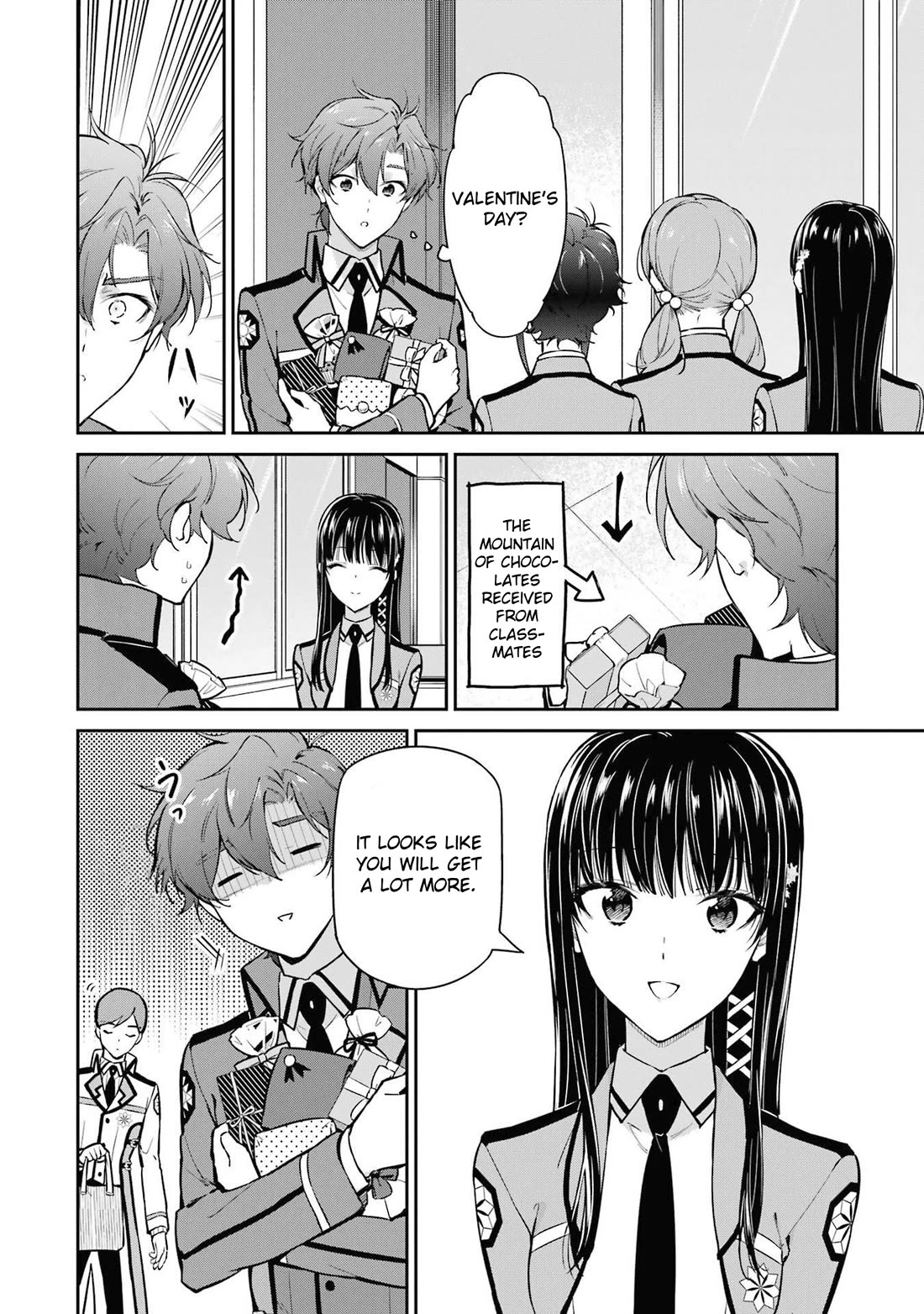 Mahouka Koukou no Rettousei - Shizoku Kaigi-hen Chapter 32 page 2 - Chapter 32: Valentine's Day