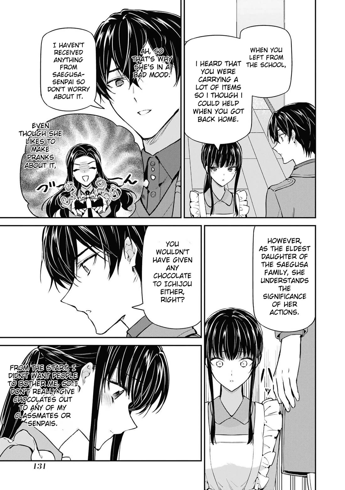Mahouka Koukou no Rettousei - Shizoku Kaigi-hen Chapter 32 page 23 - Chapter 32: Valentine's Day
