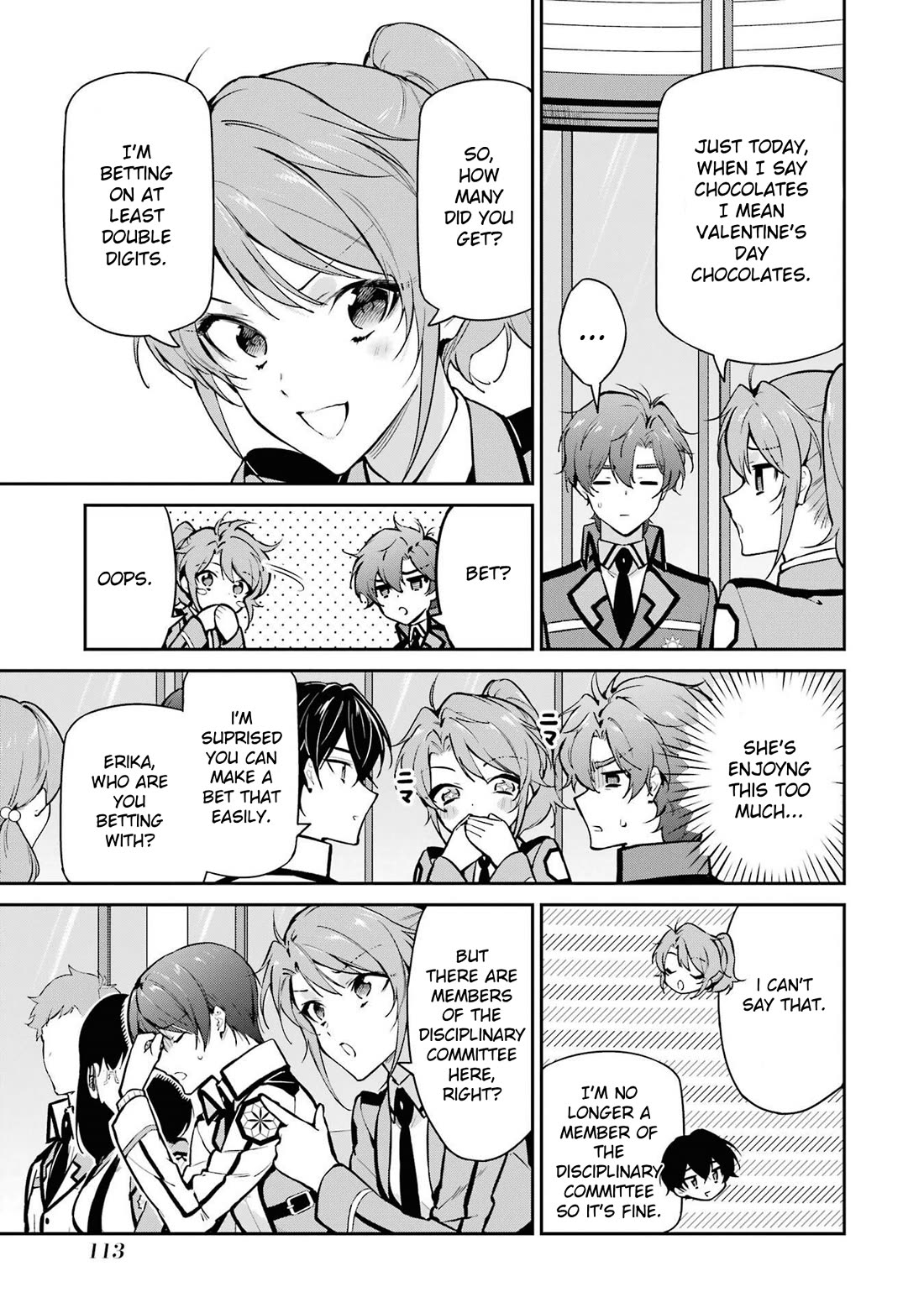 Mahouka Koukou no Rettousei - Shizoku Kaigi-hen Chapter 32 page 5 - Chapter 32: Valentine's Day