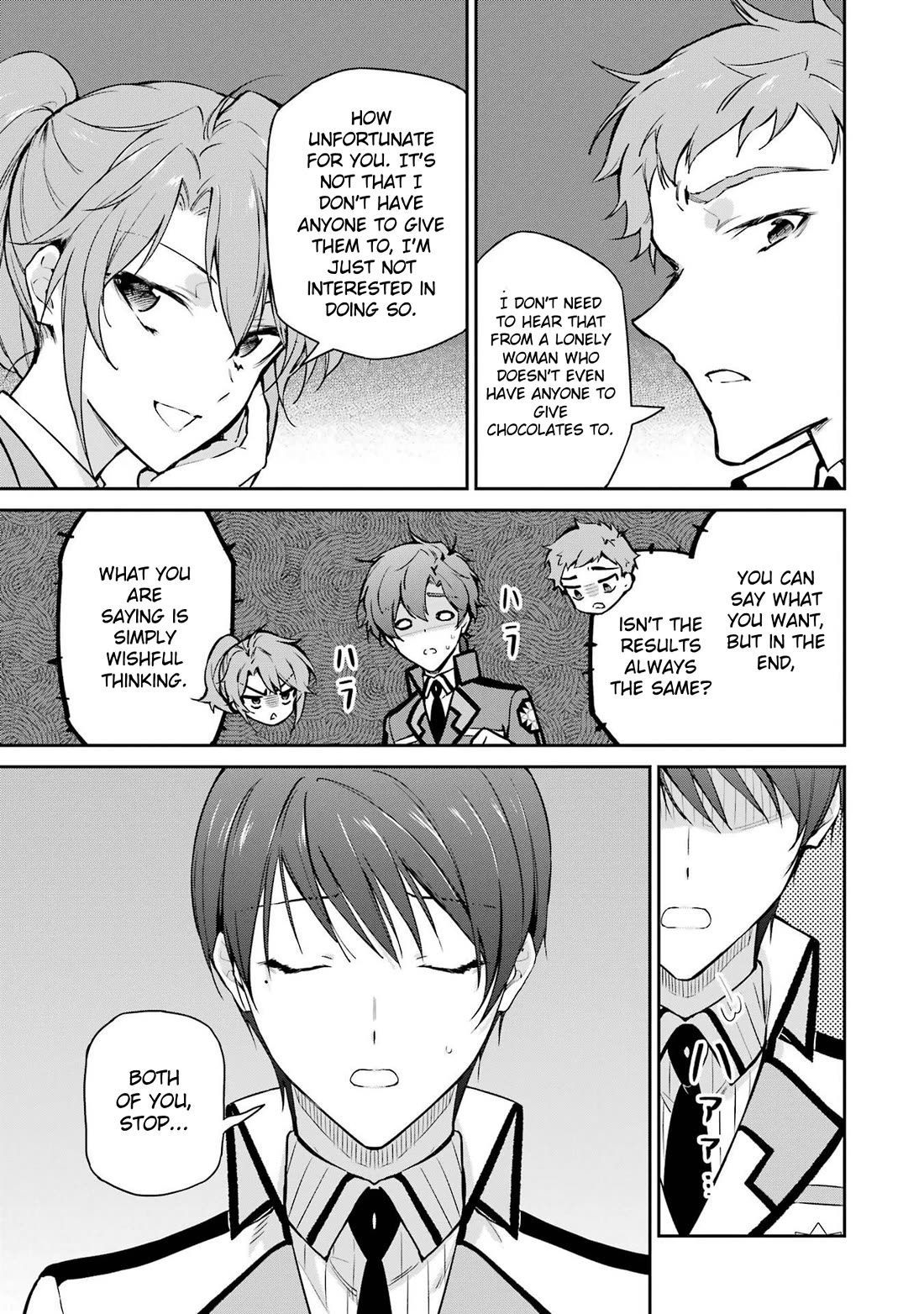 Mahouka Koukou no Rettousei - Shizoku Kaigi-hen Chapter 32 page 9 - Chapter 32: Valentine's Day