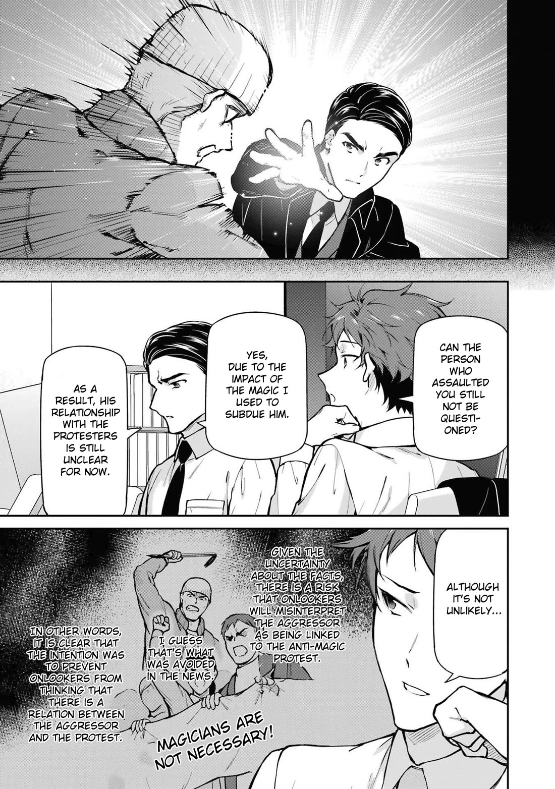 Mahouka Koukou no Rettousei - Shizoku Kaigi-hen Chapter 33 page 11 - Chapter 33: Dark Clouds