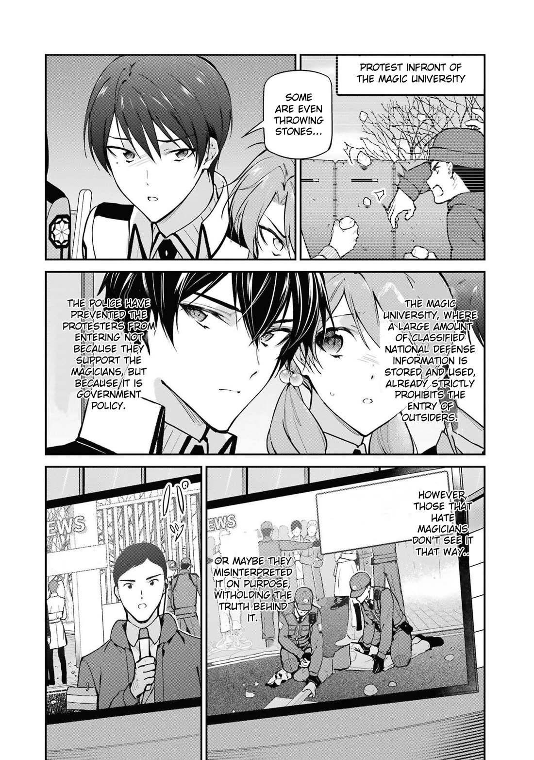Mahouka Koukou no Rettousei - Shizoku Kaigi-hen Chapter 33 page 4 - Chapter 33: Dark Clouds