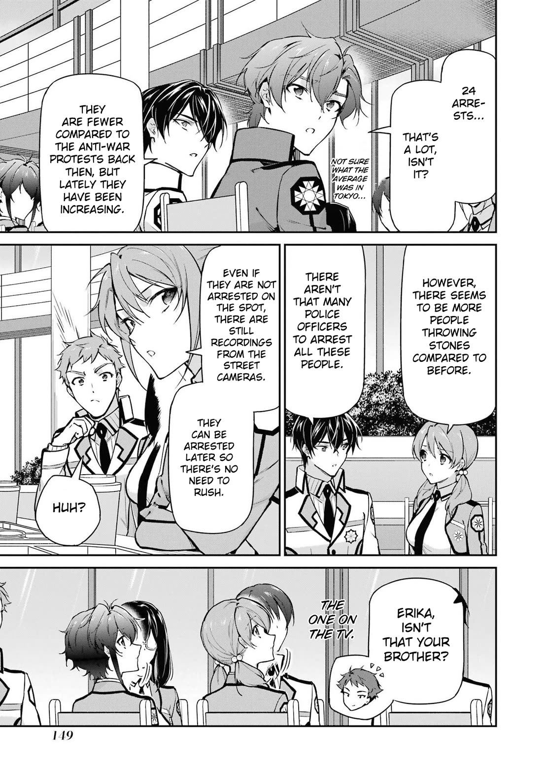Mahouka Koukou no Rettousei - Shizoku Kaigi-hen Chapter 33 page 5 - Chapter 33: Dark Clouds