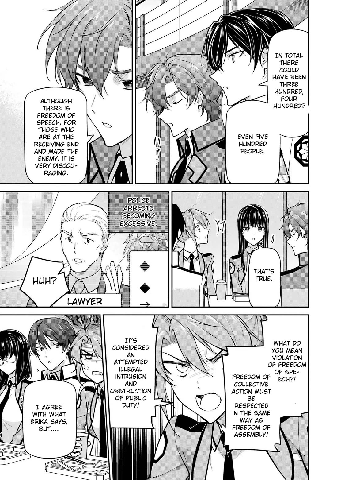 Mahouka Koukou no Rettousei - Shizoku Kaigi-hen Chapter 33 page 7 - Chapter 33: Dark Clouds