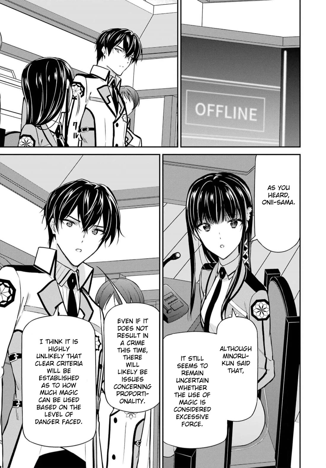 Mahouka Koukou no Rettousei - Shizoku Kaigi-hen Chapter 34 page 12 - Chapter 34: Concern