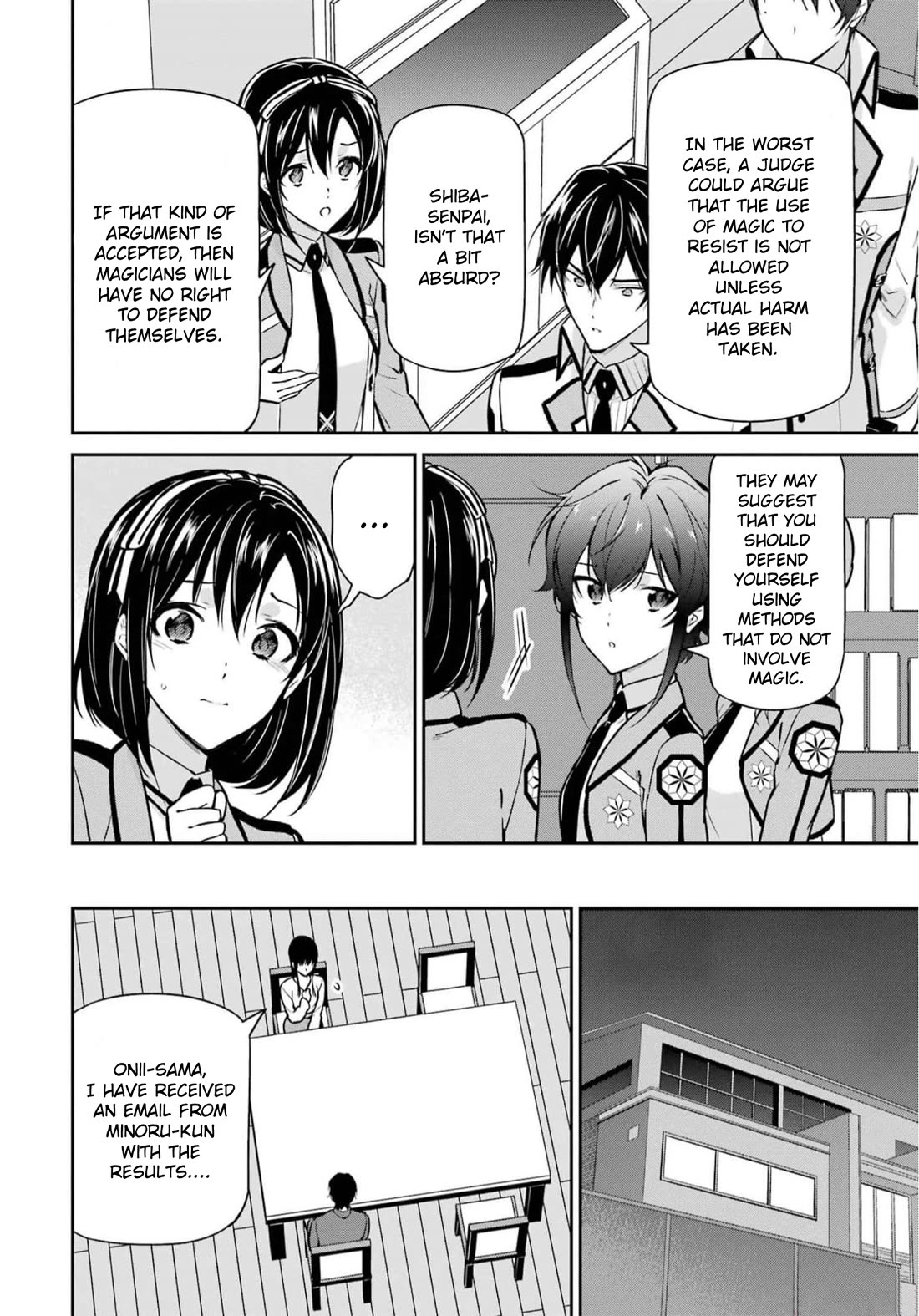 Mahouka Koukou no Rettousei - Shizoku Kaigi-hen Chapter 34 page 13 - Chapter 34: Concern