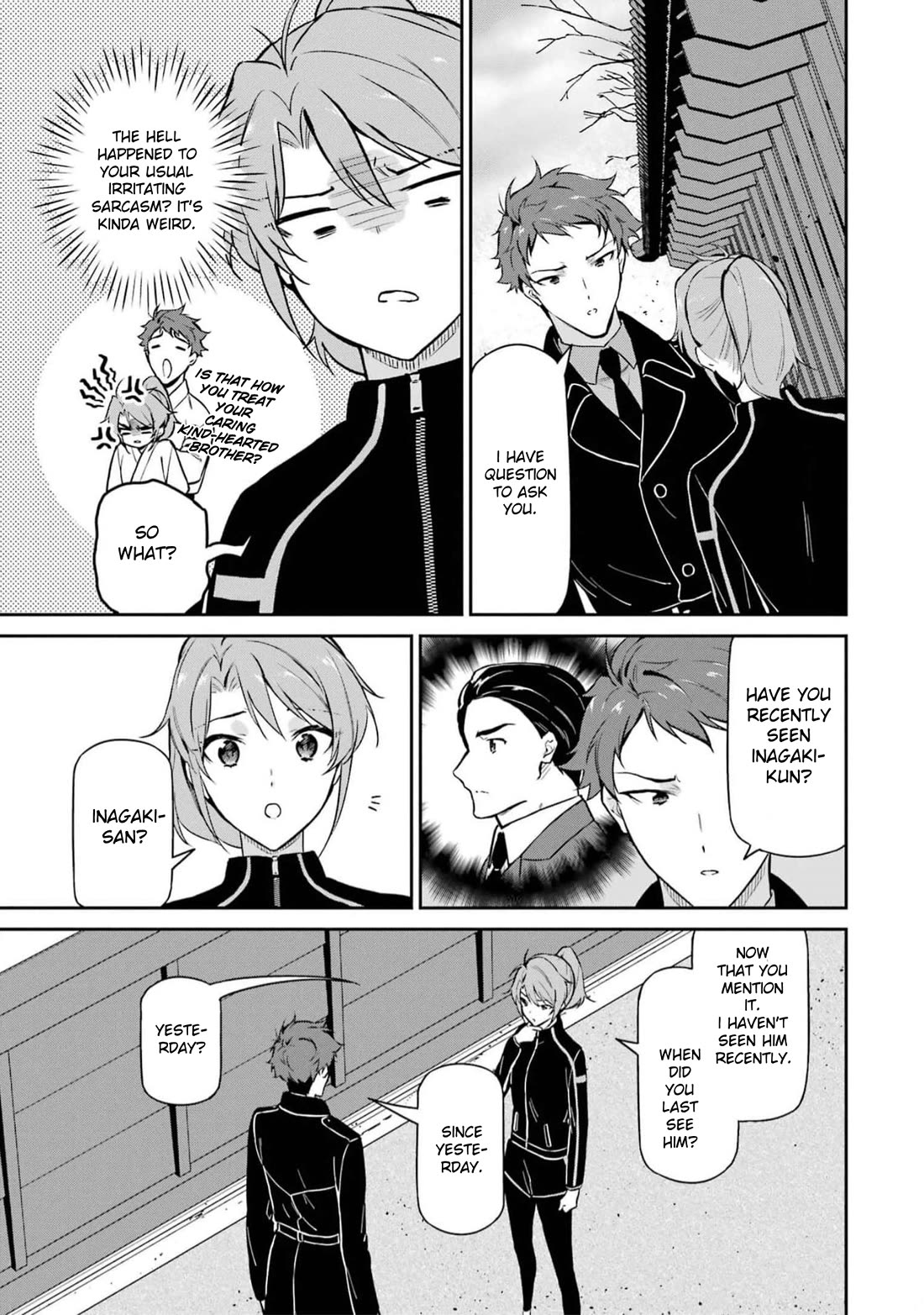 Mahouka Koukou no Rettousei - Shizoku Kaigi-hen Chapter 34 page 22 - Chapter 34: Concern