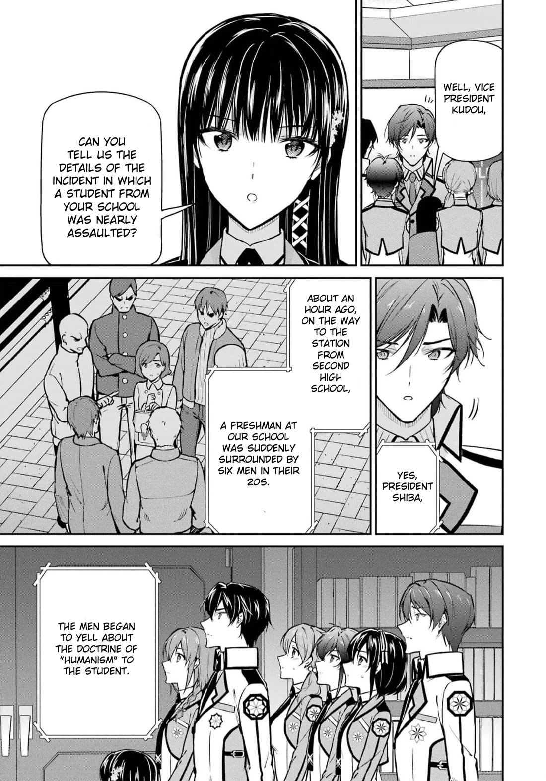 Mahouka Koukou no Rettousei - Shizoku Kaigi-hen Chapter 34 page 6 - Chapter 34: Concern