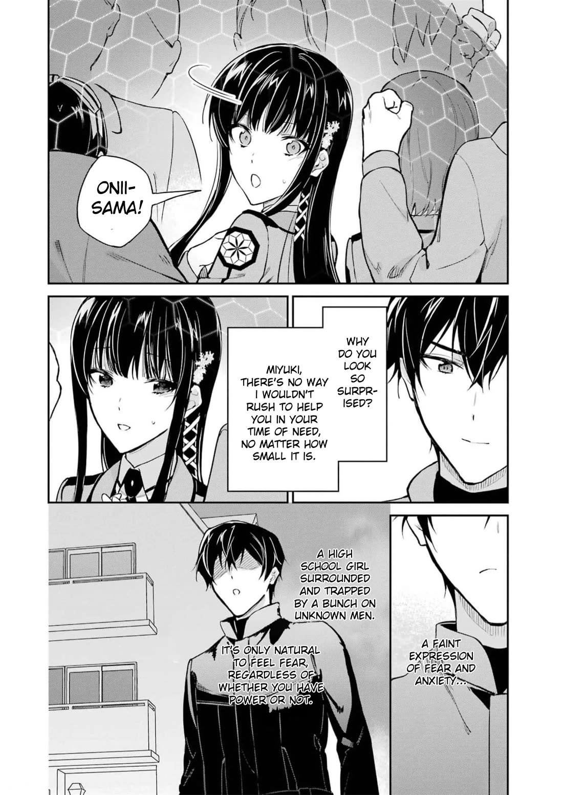 Mahouka Koukou no Rettousei - Shizoku Kaigi-hen Chapter 37 page 8 - Chapter 37: Premonition Confirmed