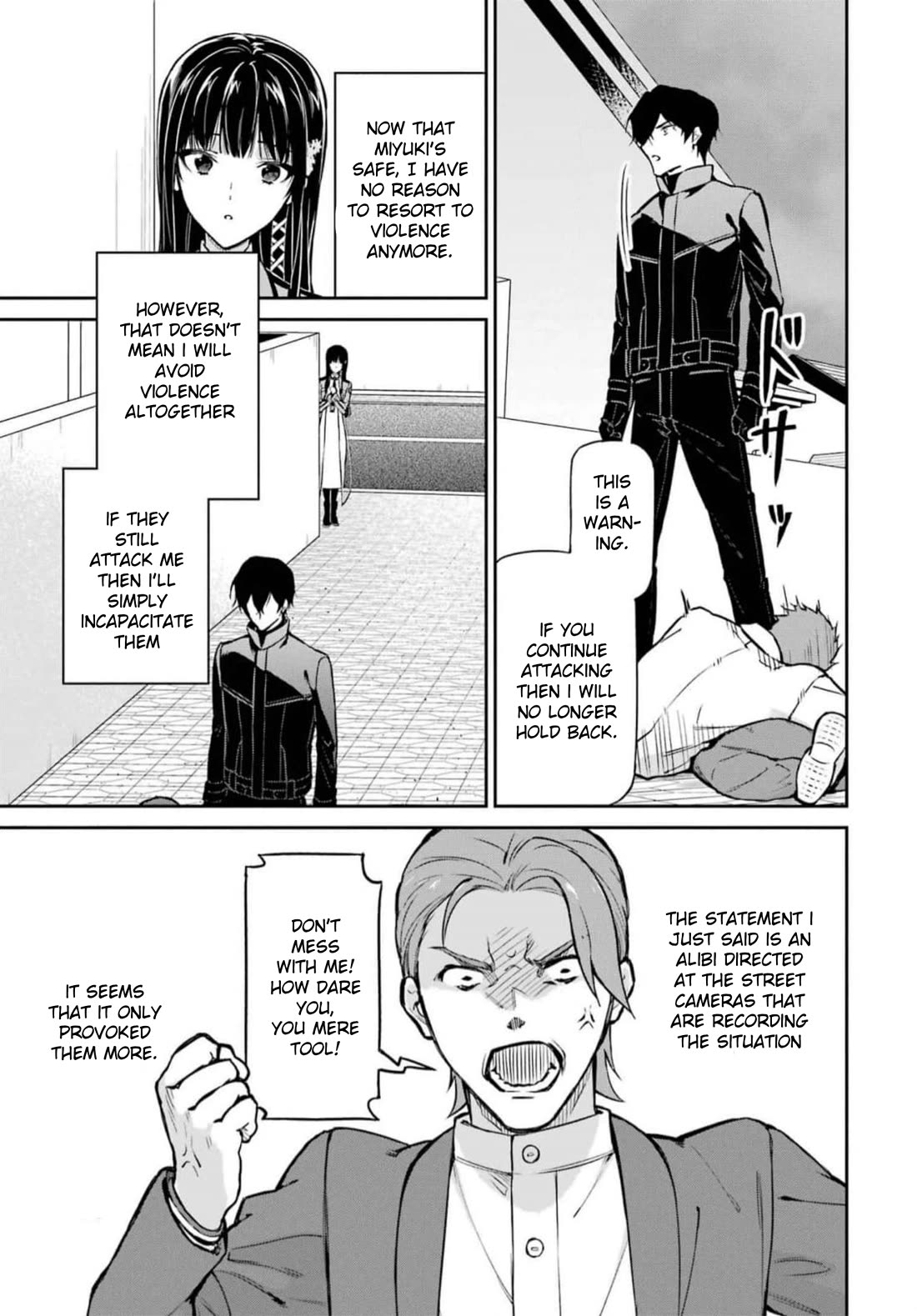 Mahouka Koukou no Rettousei - Shizoku Kaigi-hen Chapter 38 page 5 - Chapter 38: Purple Flames