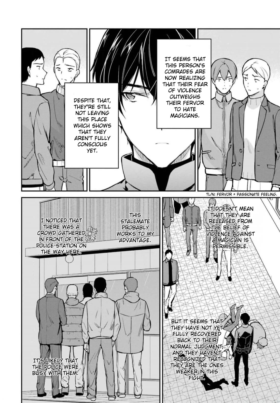 Mahouka Koukou no Rettousei - Shizoku Kaigi-hen Chapter 38 page 6 - Chapter 38: Purple Flames