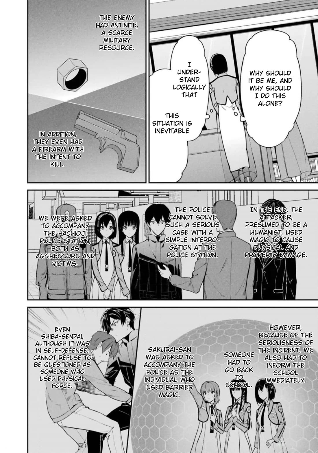 Mahouka Koukou no Rettousei - Shizoku Kaigi-hen Chapter 39 page 16 - Chapter 39: Hint