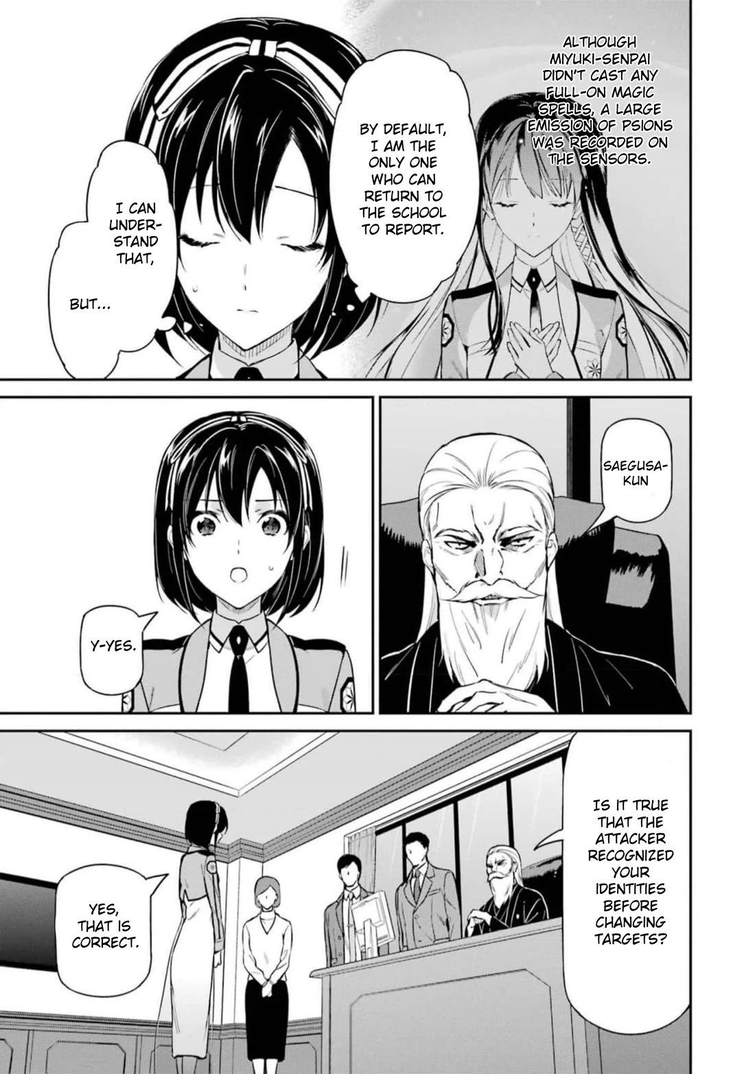 Mahouka Koukou no Rettousei - Shizoku Kaigi-hen Chapter 39 page 17 - Chapter 39: Hint