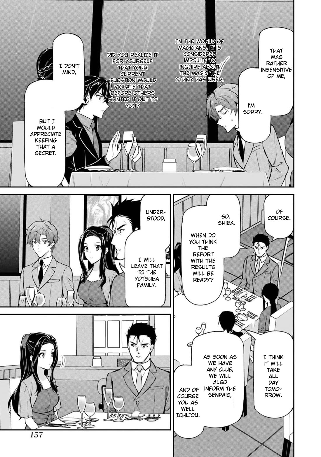 Mahouka Koukou no Rettousei - Shizoku Kaigi-hen Chapter 39 page 33 - Chapter 39: Hint