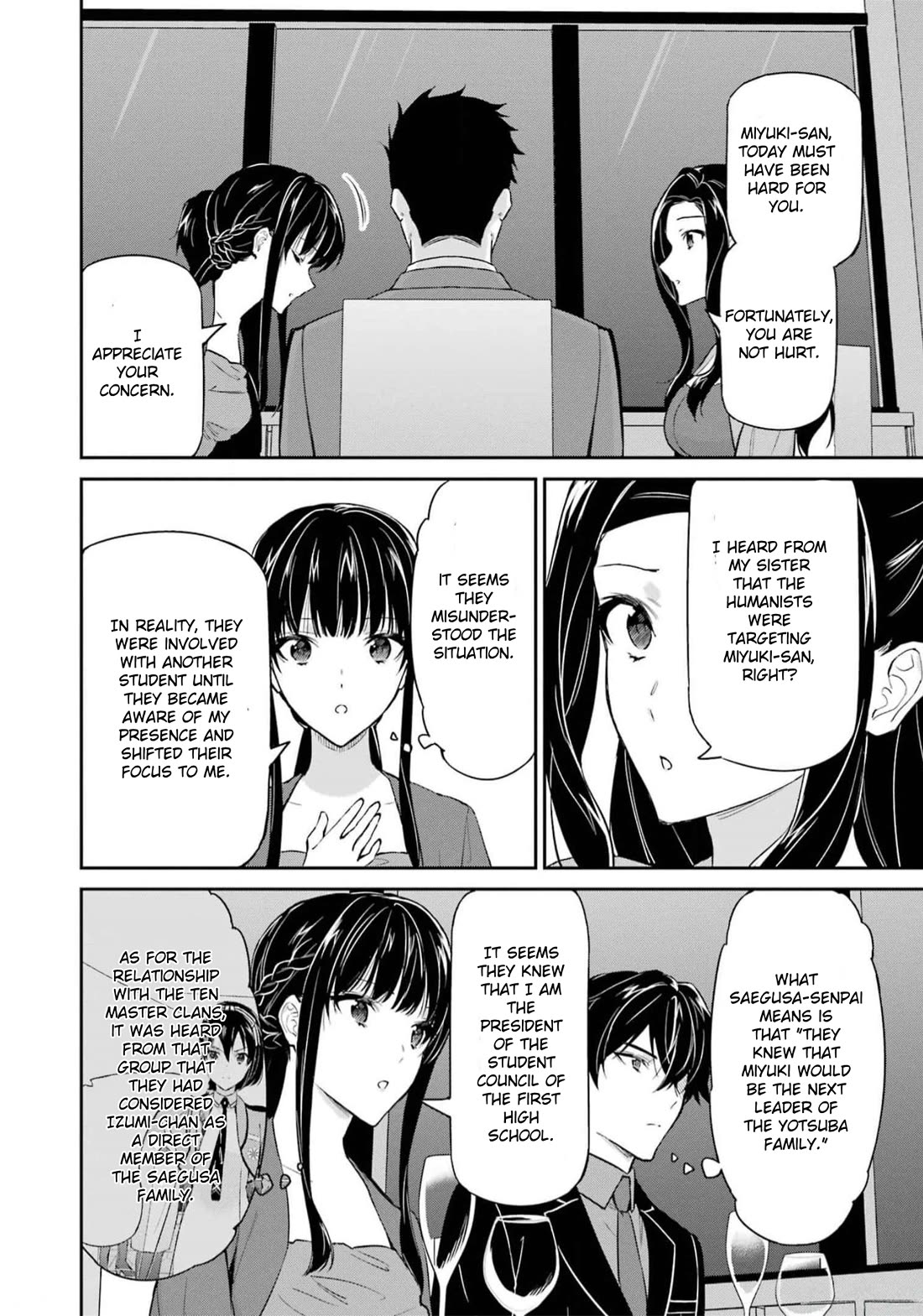 Mahouka Koukou no Rettousei - Shizoku Kaigi-hen Chapter 39 page 34 - Chapter 39: Hint