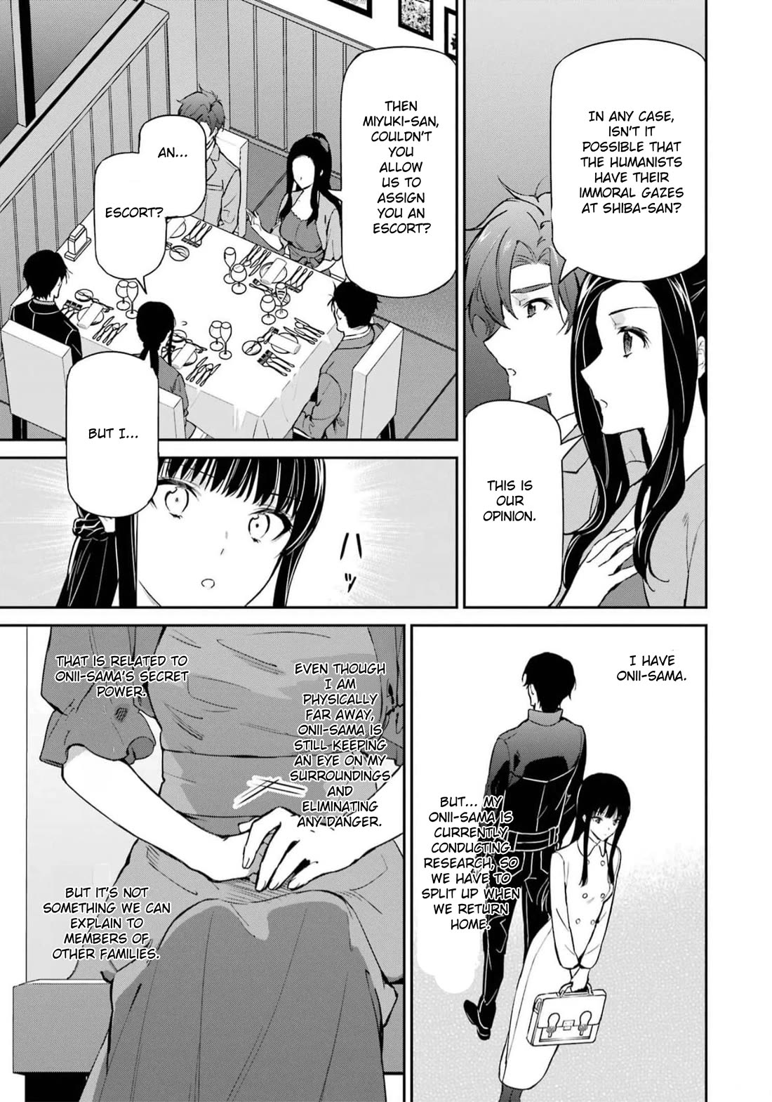 Mahouka Koukou no Rettousei - Shizoku Kaigi-hen Chapter 39 page 35 - Chapter 39: Hint