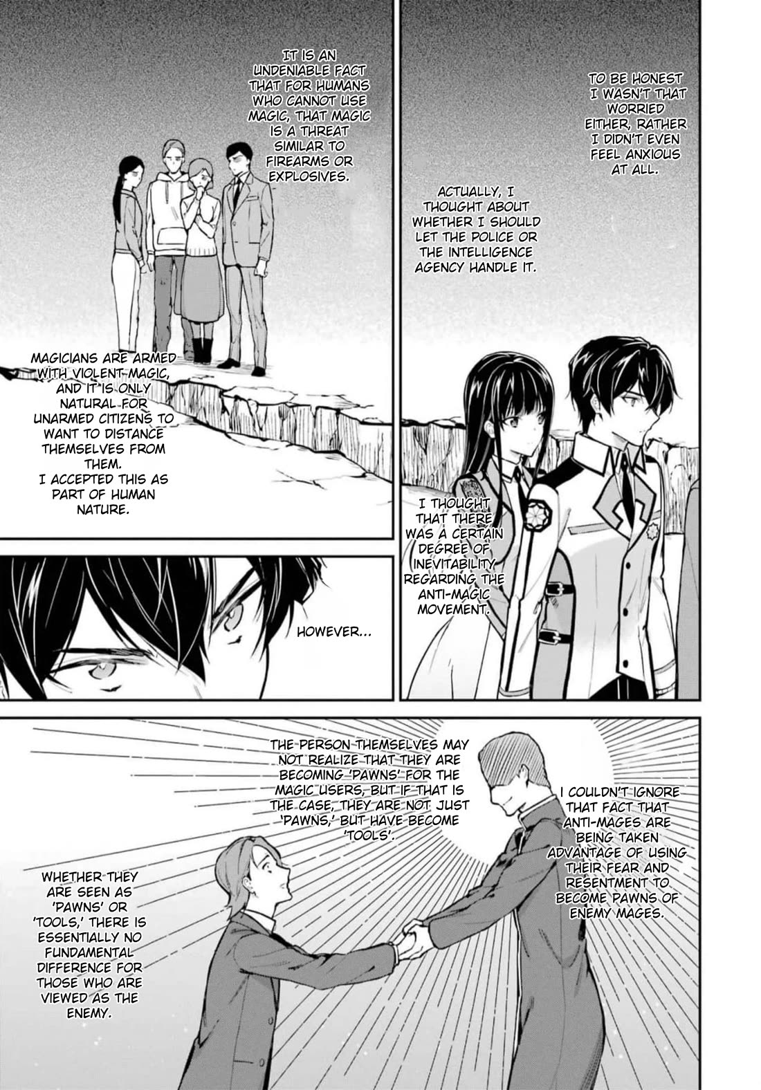 Mahouka Koukou no Rettousei - Shizoku Kaigi-hen Chapter 39 page 5 - Chapter 39: Hint